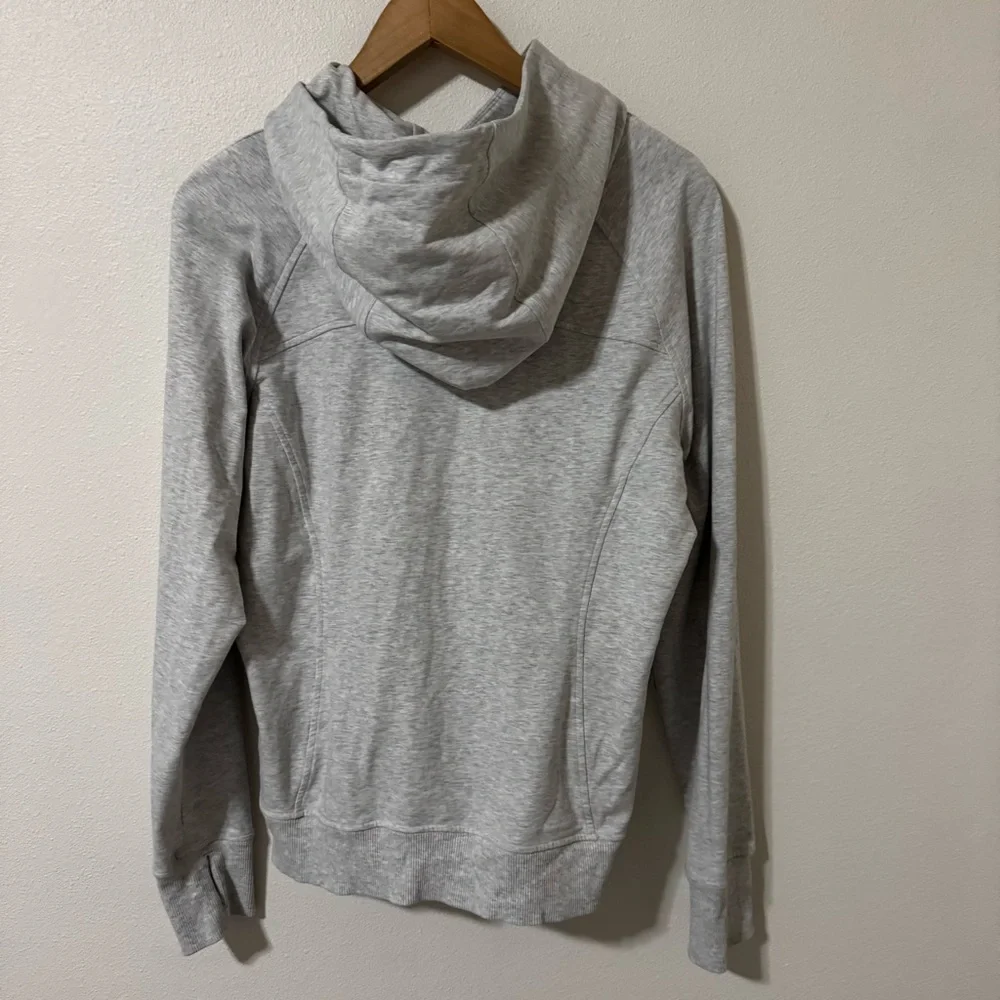 Lululemon Scuba Pullover Heathered Core Ultra Light Grey Workout Athleisure-6